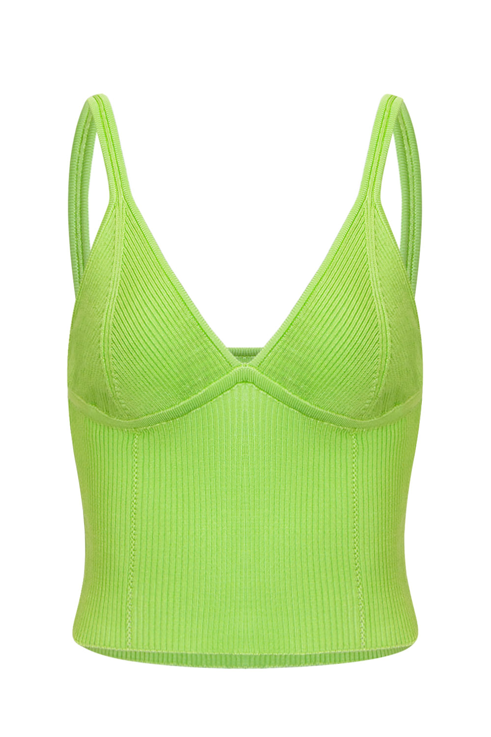 top tricot verde